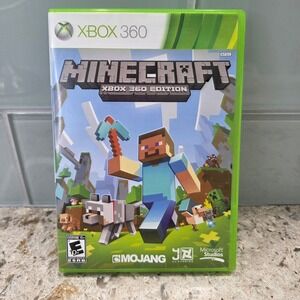 XBOX 360 Minecraft Game - Xbox 360 Edition - Explore Build Conquer Create Worlds